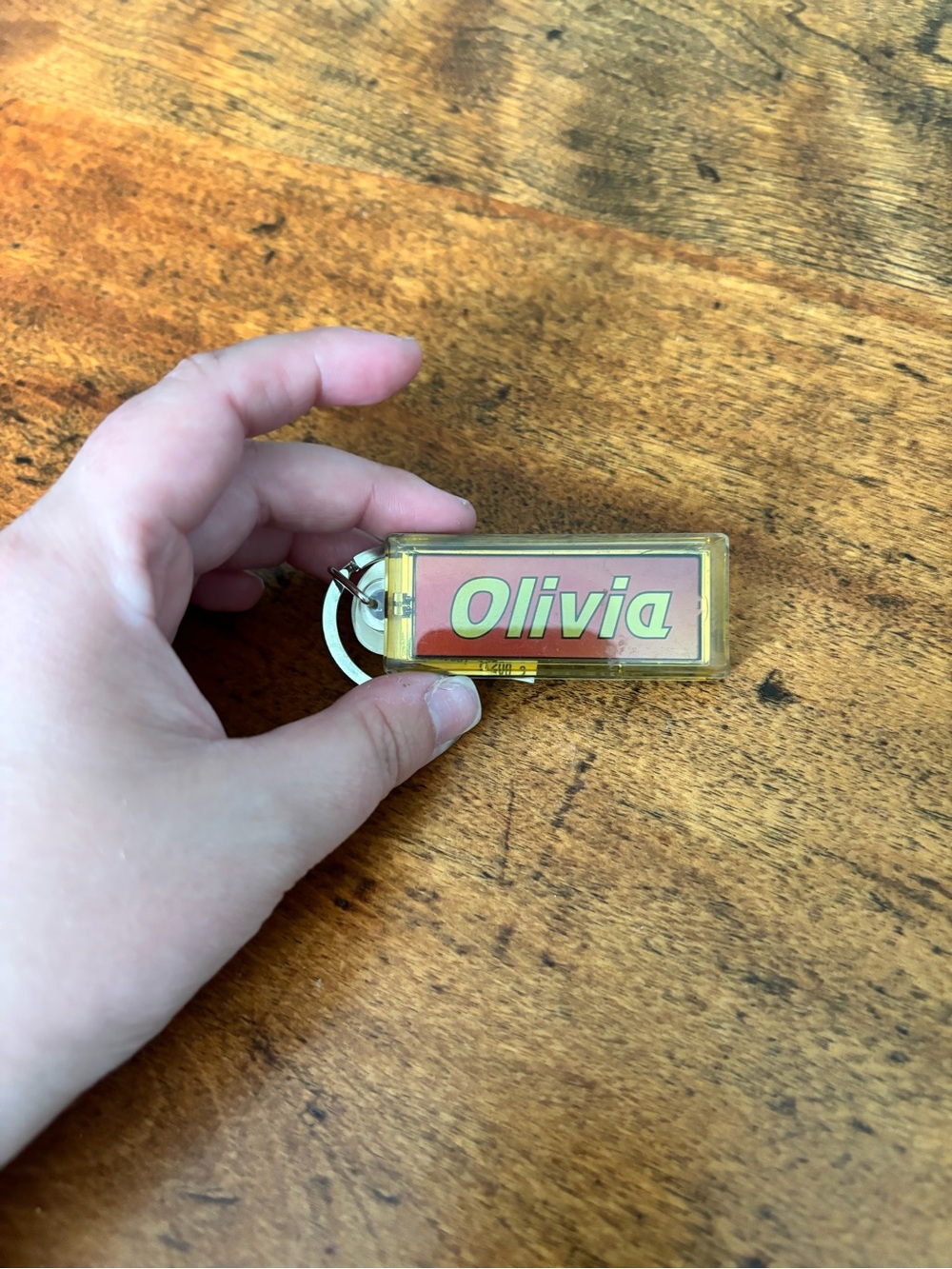 Connecticut Olivia Personalized Keychain Accessory